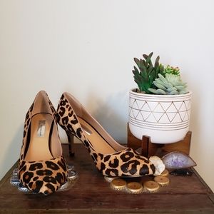 Leopard print heels